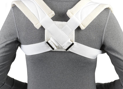 OTC - Sangle de clavicule (motif en 8) blanche