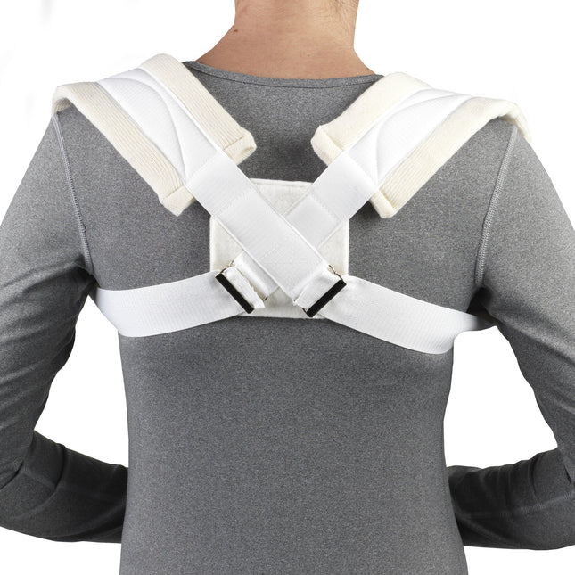 OTC - Sangle de clavicule (motif en 8) blanche
