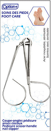 Option+ Pedicure Scissor-Handle Nail Clipper