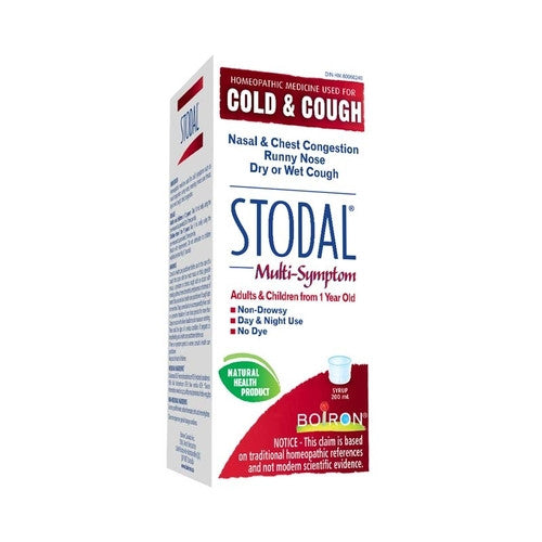Sirop homéopathique Stodal multi-symptômes rhume et toux | 200 ml