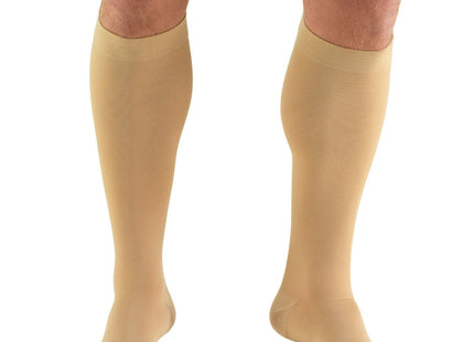 TRUFORM - Below-Knee Microfiber Socks/Aloe Vera | Open Toe 20-30 Mmhg