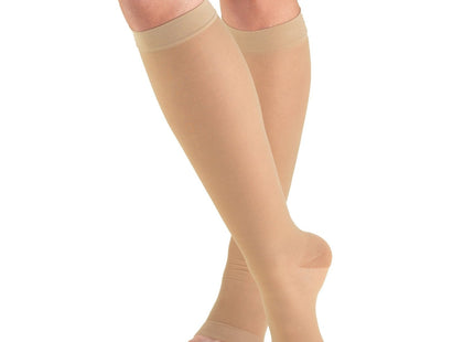 TRUFORM - Ladies' Sheer "Lites" Knee High | Open Toe 8-15 Mmhg