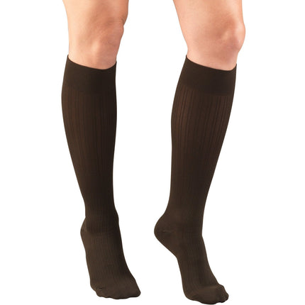 TRUFORM - Chaussettes femme à motif côtelé | 15-20 mmHg