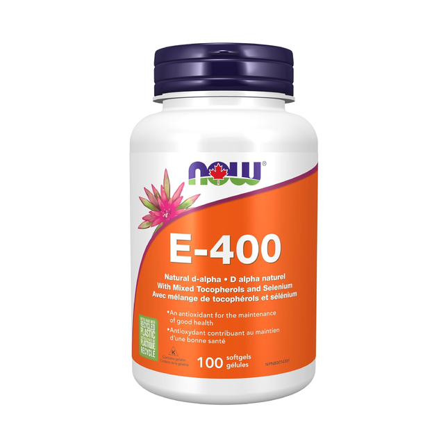 NOW Vitamine E 400 UI | 100 gélules
