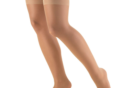 TRUFORM - Ladies' Sheer "Lites" Thigh High Stockings (Lace Top) | 8-15 Mmhg