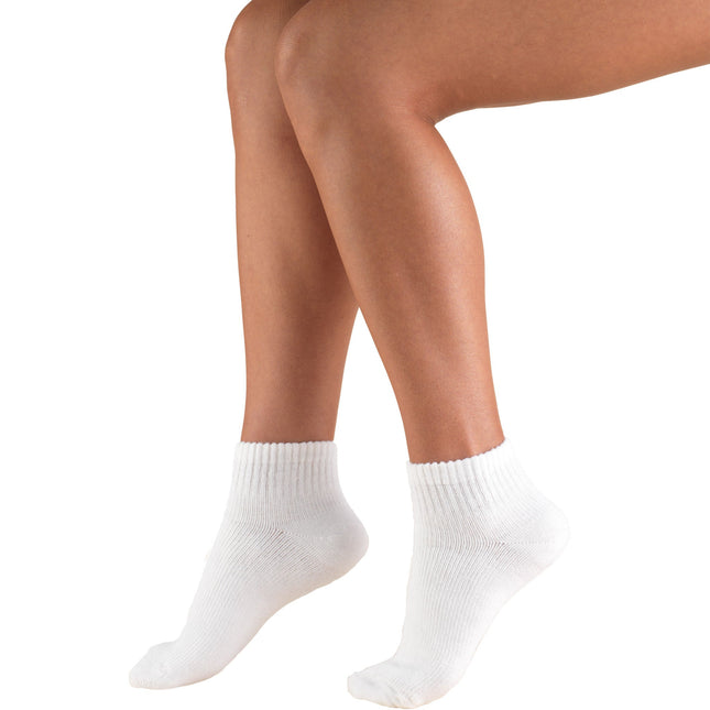 TRUFORM - Diabetic Ankle Socks White