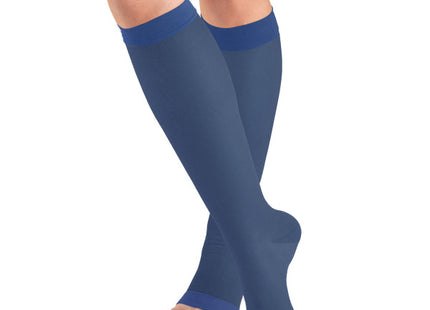 TRUFORM - Mi-bas transparents « Lites » pour femme | Bout ouvert 15-20 mmHg