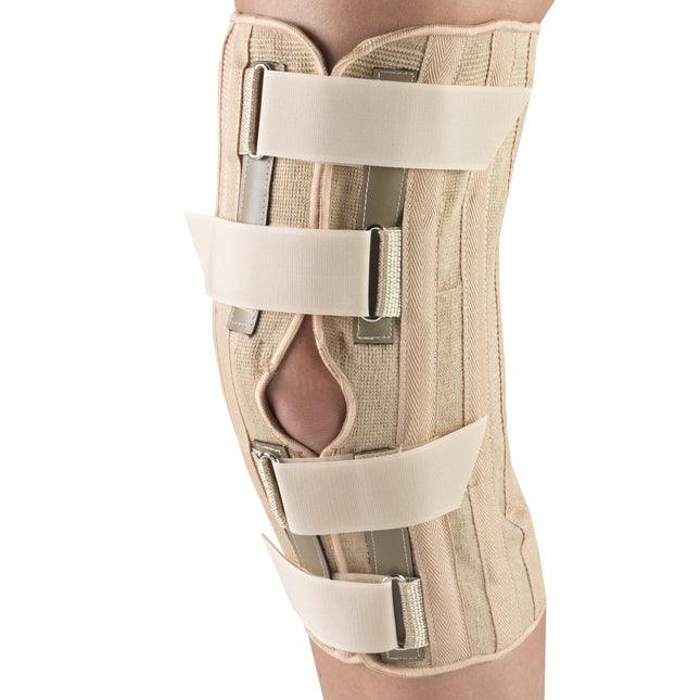 OTC - "Orthotex" Elastic Knee Support/Pad/Front Opening Beige