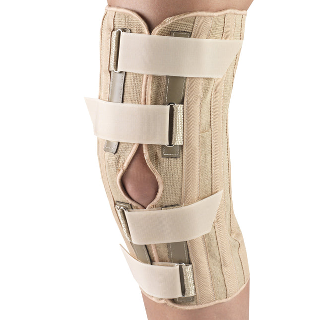 OTC - Genouillère élastique « Orthotex » avec ouverture frontale, beige